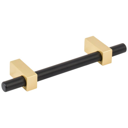 96 mm Center-to-Center Satin Nickel Larkin Cabinet Bar Pull