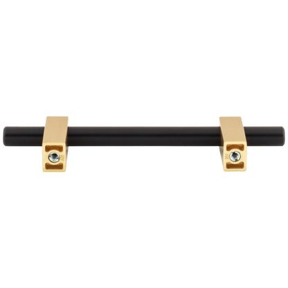 96 mm Center-to-Center Satin Nickel Larkin Cabinet Bar Pull