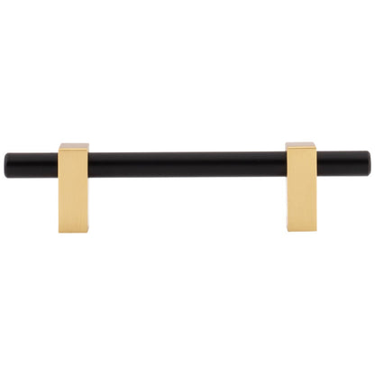 96 mm Center-to-Center Satin Nickel Larkin Cabinet Bar Pull
