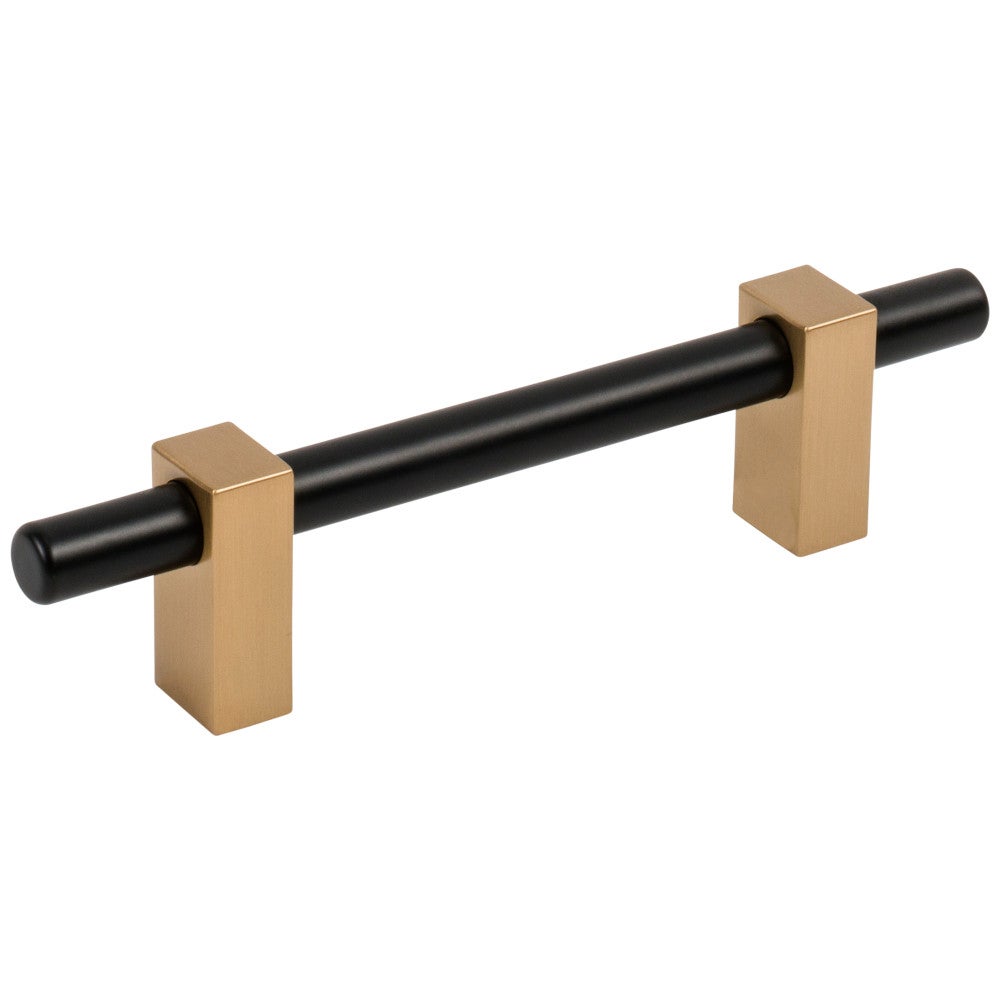 96 mm Center-to-Center Satin Nickel Larkin Cabinet Bar Pull