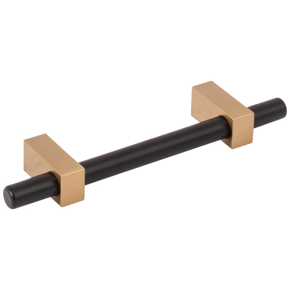 96 mm Center-to-Center Satin Nickel Larkin Cabinet Bar Pull