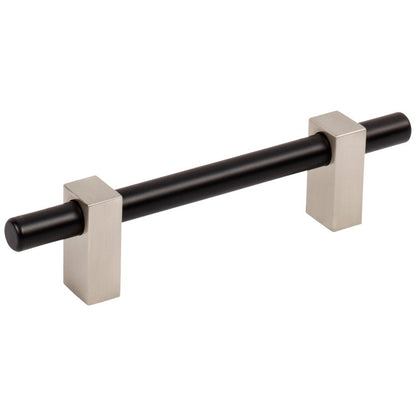 96 mm Center-to-Center Satin Nickel Larkin Cabinet Bar Pull