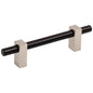 96 mm Center-to-Center Satin Nickel Larkin Cabinet Bar Pull