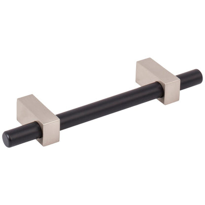 96 mm Center-to-Center Satin Nickel Larkin Cabinet Bar Pull