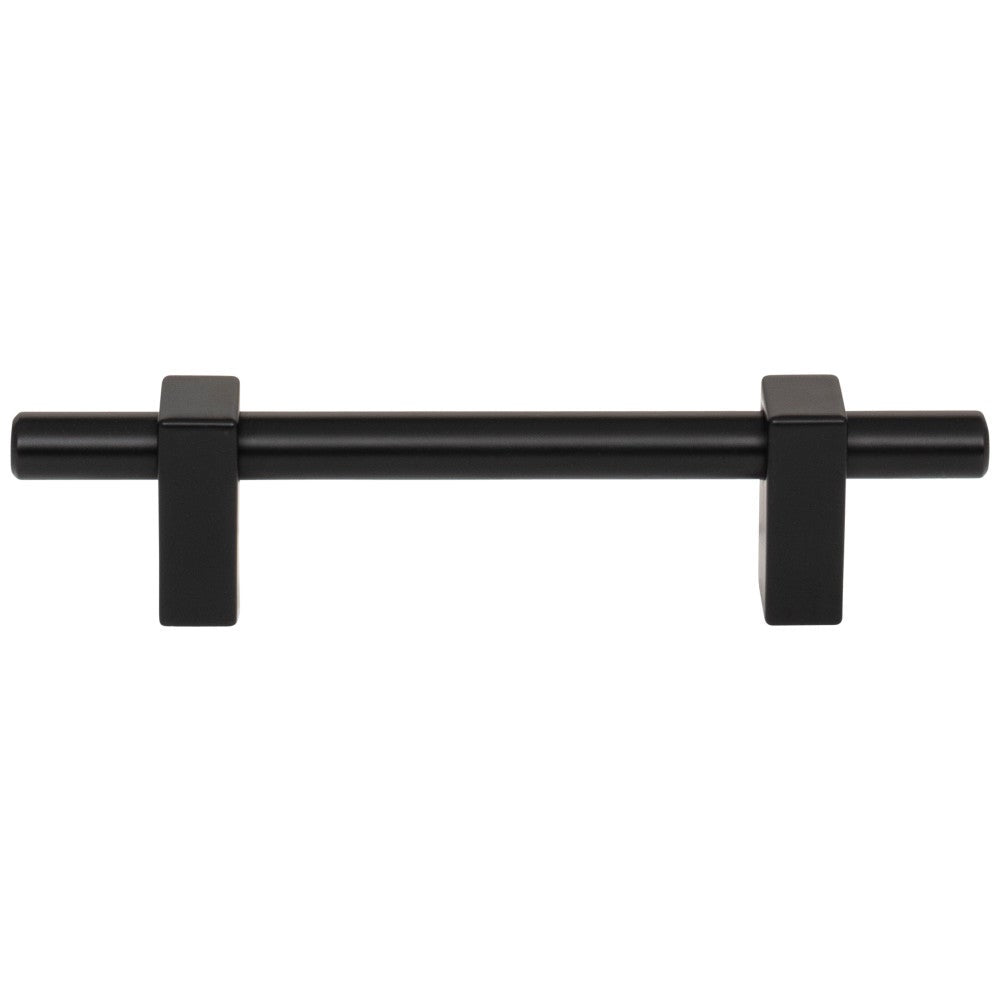 96 mm Center-to-Center Satin Nickel Larkin Cabinet Bar Pull