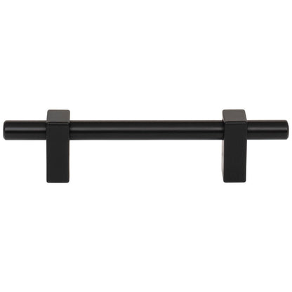 96 mm Center-to-Center Satin Nickel Larkin Cabinet Bar Pull