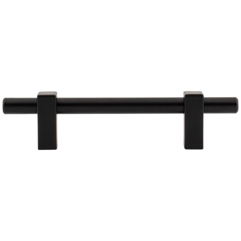 96 mm Center-to-Center Satin Nickel Larkin Cabinet Bar Pull