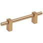 96 mm Center-to-Center Satin Nickel Larkin Cabinet Bar Pull