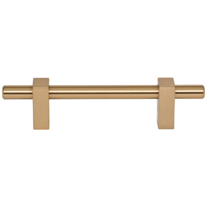 96 mm Center-to-Center Satin Nickel Larkin Cabinet Bar Pull