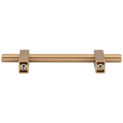 96 mm Center-to-Center Satin Nickel Larkin Cabinet Bar Pull