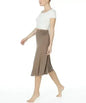 Bamboo Flared Skirt – Organic Mid-Length with Shirring