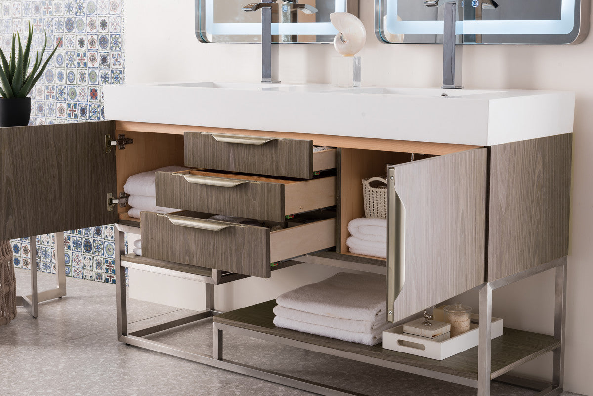 Columbia 59" Double Vanity Cabinet