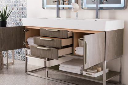 Columbia 59" Double Vanity Cabinet