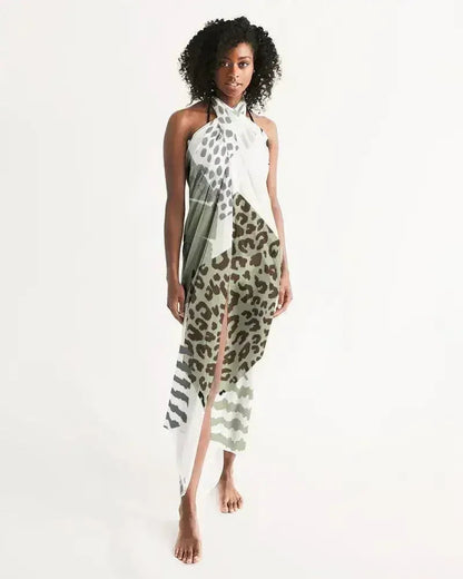 Womens Wrap Sarong - Casual / Swimwear / Beige