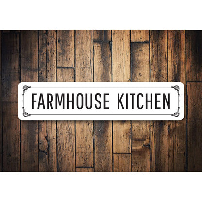 Vintage Farmhouse Kitchen Sign | Home Decor | Kitchen + Metal