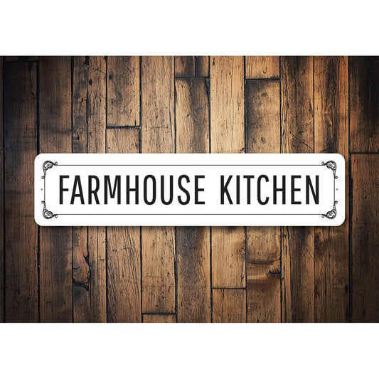 Vintage Farmhouse Kitchen Sign | Home Decor | Kitchen + Metal