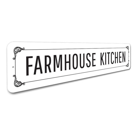 Vintage Farmhouse Kitchen Sign | Home Decor | Kitchen + Metal