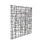 32" X 32" Black Handcrafted Abstract Lines Metal Hanging Dimensional