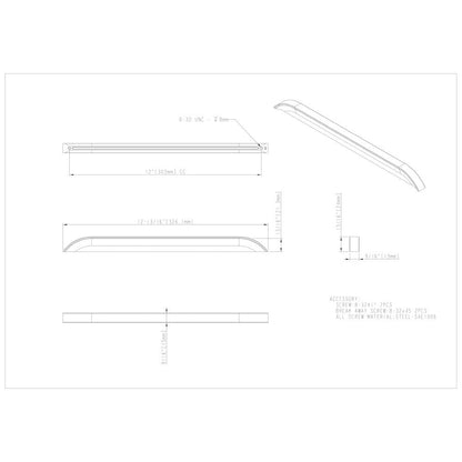 32 mm Center-to-Center Satin Nickel Elara Cabinet Pinch Pull