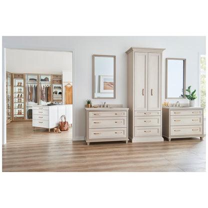 32 mm Center-to-Center Satin Nickel Elara Cabinet Pinch Pull