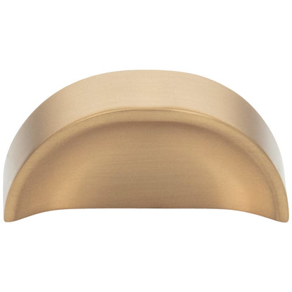 32 mm Center-to-Center Satin Nickel Elara Cabinet Pinch Pull