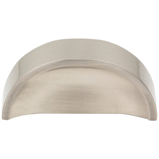 32 mm Center-to-Center Satin Nickel Elara Cabinet Pinch Pull