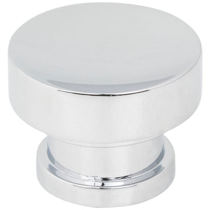 1-1/4" Diameter Satin Nickel Elara Cabinet Knob