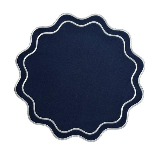 Solid Navy Wave Placemat