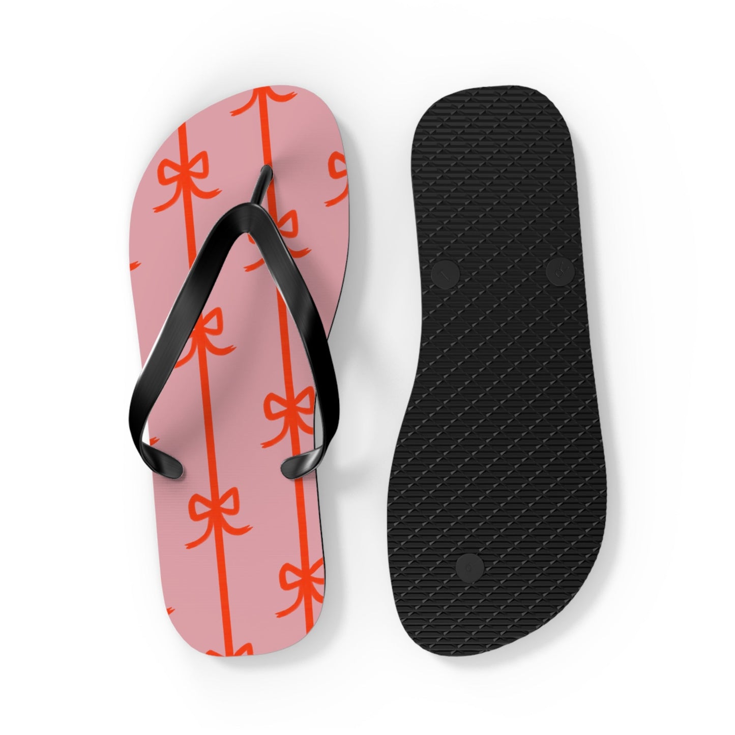 Customizable: Chic Bow Flip Flops, Stylish Summer Sandals, Women's Beach Footwear, Cute Vacation Slippers, Trendy Pool Shoes