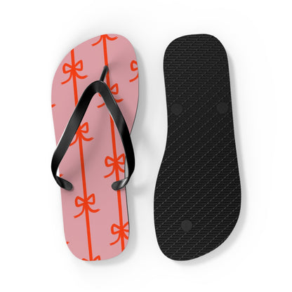 Customizable: Chic Bow Flip Flops, Stylish Summer Sandals, Women's Beach Footwear, Cute Vacation Slippers, Trendy Pool Shoes