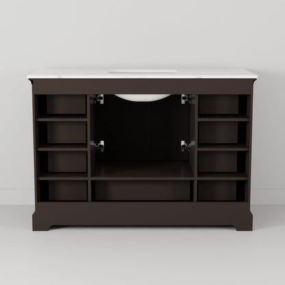 Dukes 48 in. W x 22 in. D Espresso Single Bath Vanity