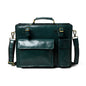 Tuscany Italian Leather Briefcase, Green