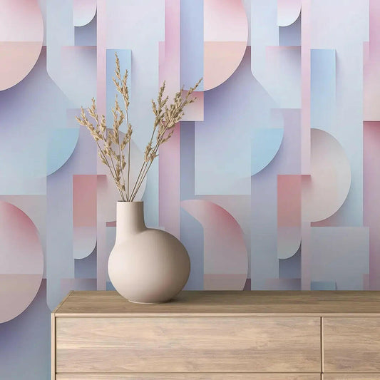 Ethereal Layers Pastel Mural