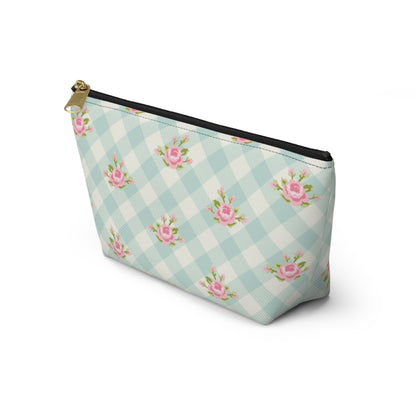 Customizable: Charming Floral Accessory Pouch | Perfect for Makeup, Travel, Gifts, Home Organization, Cute Storage