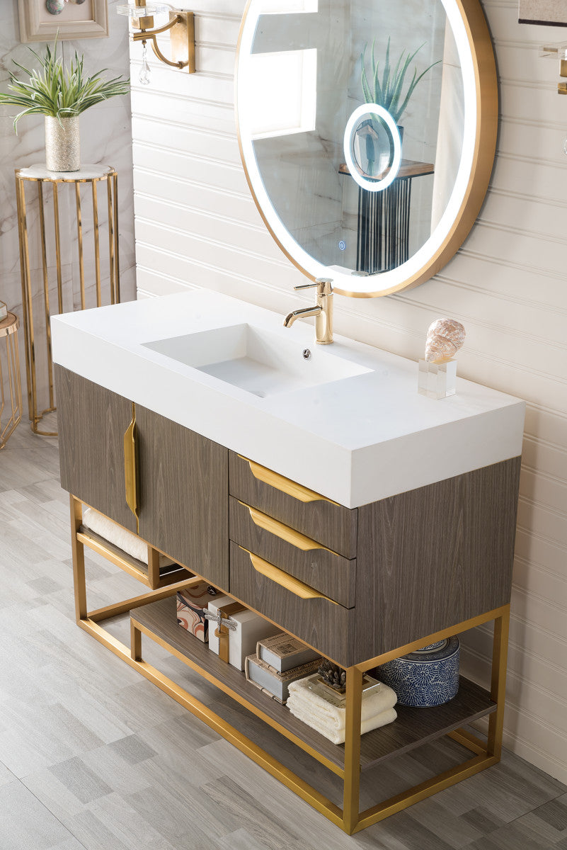 Columbia 48" Single Vanity Cabinet