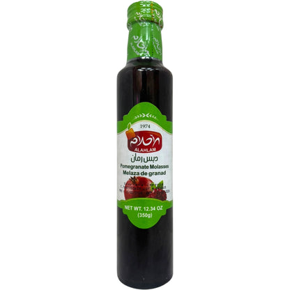 Al Ahlam Pomegranate Molasses 350g - Rich, Sweet, and All-Natural Condiment for Cooking and Baking