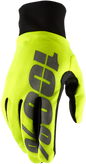 100% Hydromatic Waterproof Gloves - Fluo Yellow - Small 10017-00005