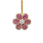 Pink Bling Daisy Charm - Tumbler Handle Charm