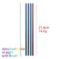 4PCS Useful Multicolor Stainless Steel Drinking