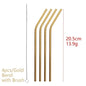 4PCS Useful Multicolor Stainless Steel Drinking