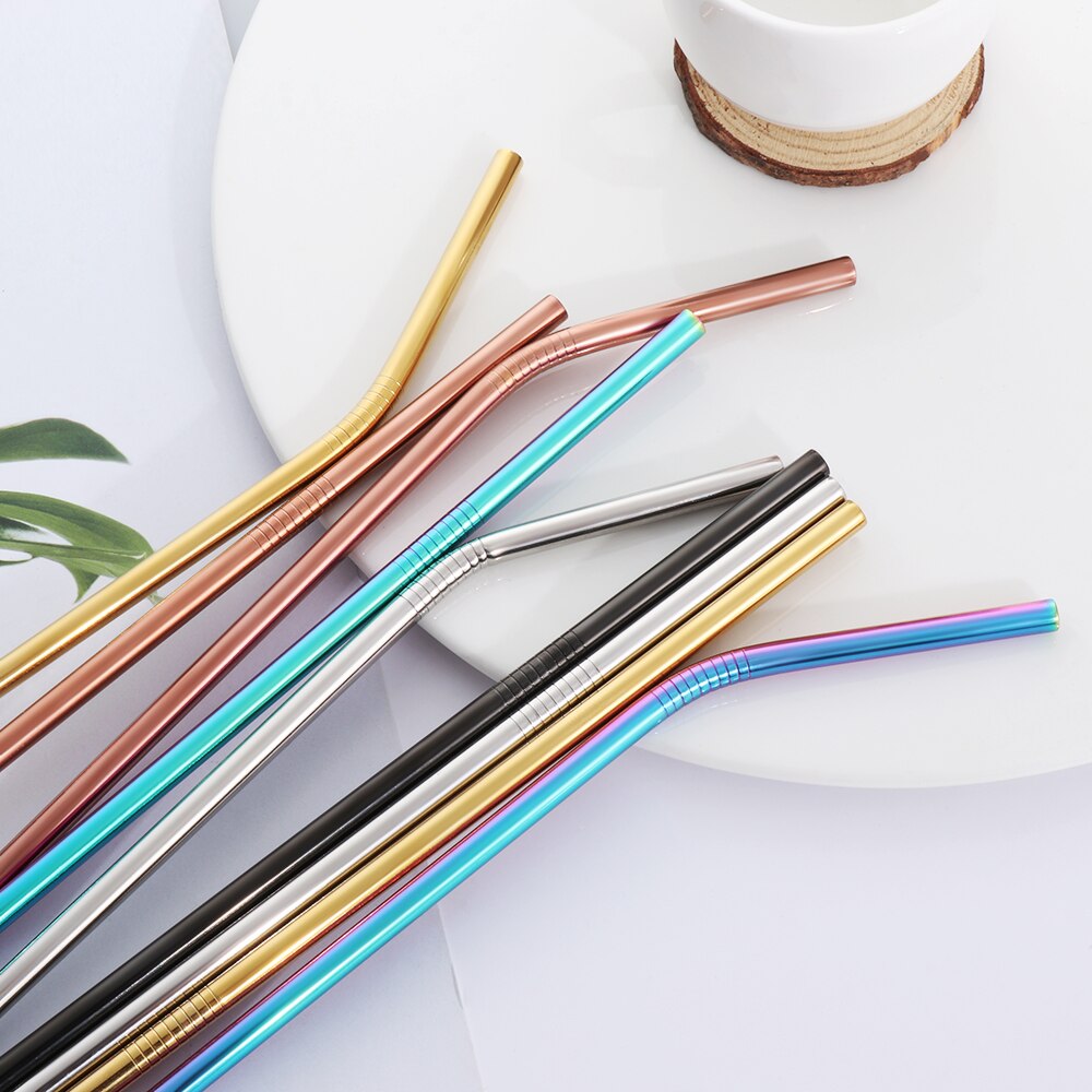 4PCS Useful Multicolor Stainless Steel Drinking