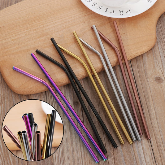 4PCS Useful Multicolor Stainless Steel Drinking