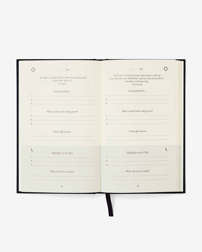 The Five Minute Journal - Bold Black