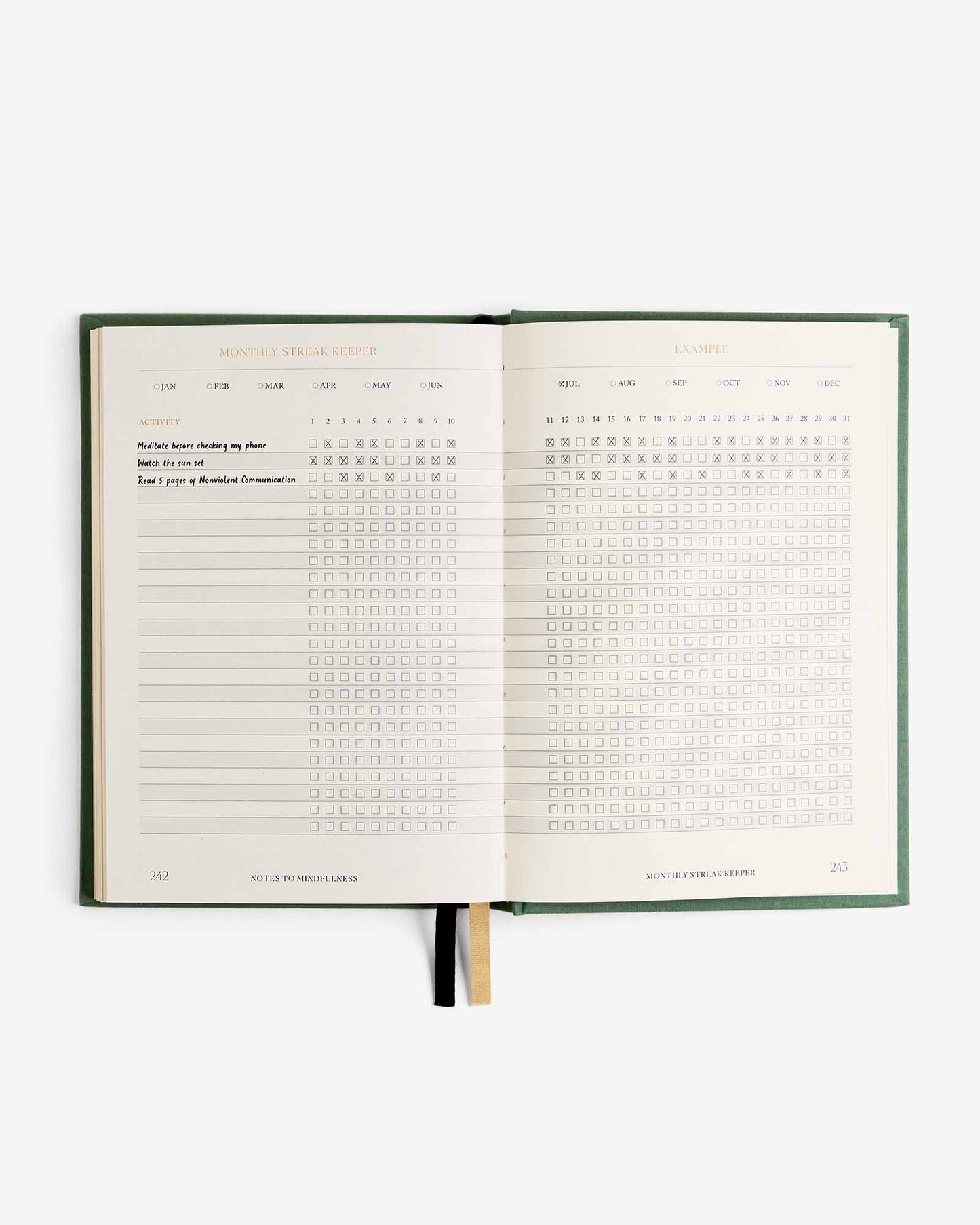 Notes to Mindfulness Journal - Sage - Sage