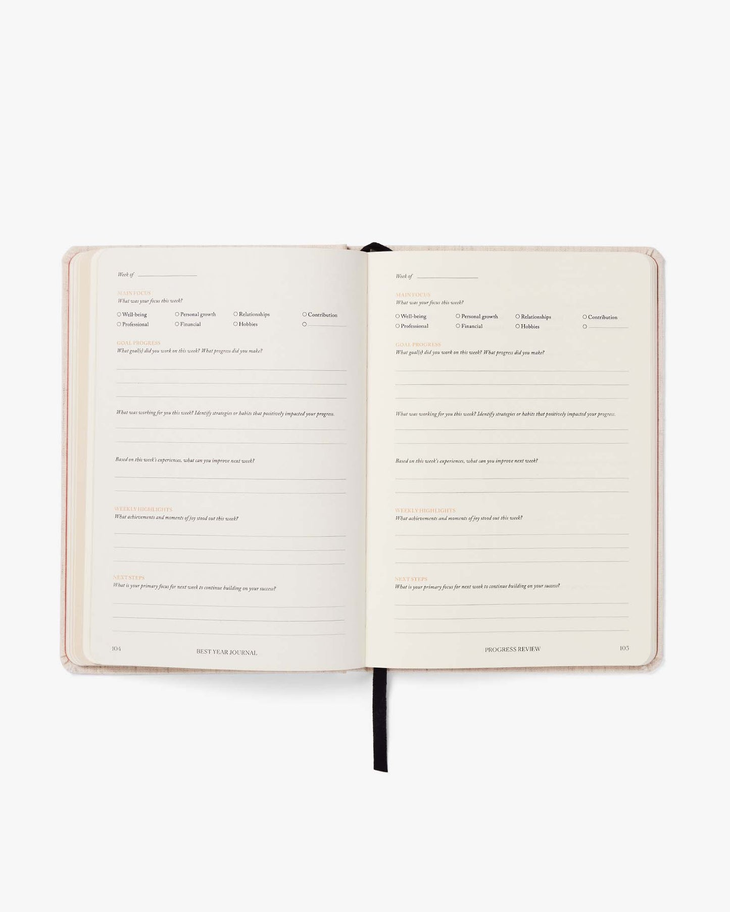 Best Year Journal - Pink