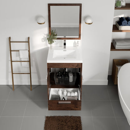 Eviva Lugano Bath Vanity with Acrylic Top and Integrated Sink (24"-84")
