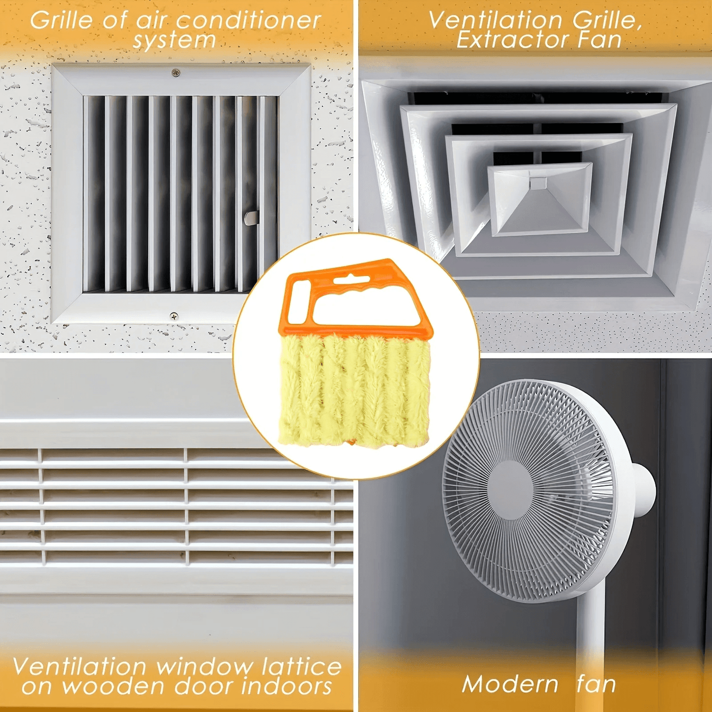 Reusable Blinds & Vents Cleaning Brush