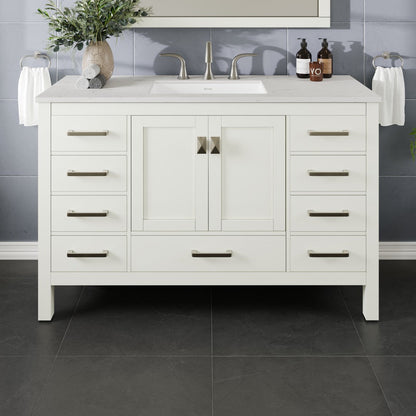 Eviva Aberdeen Bath Vanity with Counter Top and Undermount Porcelain Sink (24"-96")