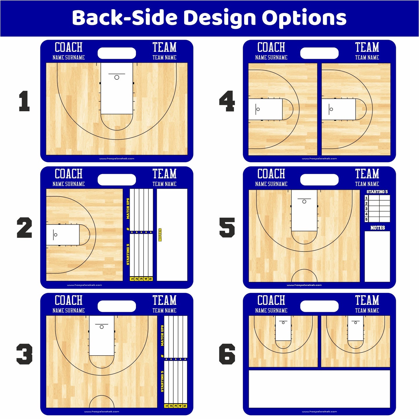 MEN'S NCAA Custom Magnetic Coaching Board 15.7 x 12.6