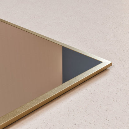 Eviva Gold Gold Metal Framed Mirror